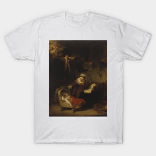 The Holy Family with Angels by Rembrandt T-Shirt